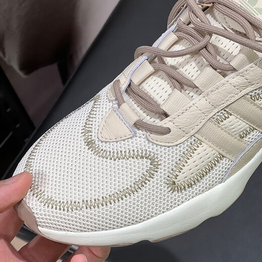Adidas (adidas) Clover men's shoes for women's shoes for summer sports shoes mesh breathable running shoes retro dad shoes casual shoes JQ3927 store manager recommendation/Hanyu white green 36