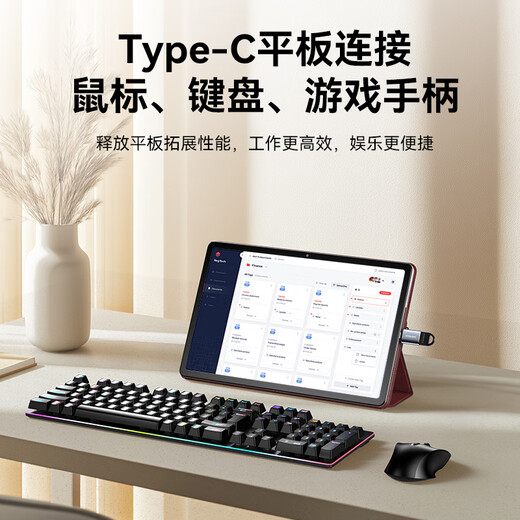 胜为Type-c转换USB3.2 OTG转接头苹果17/16/15安卓华为手机平板接U盘耳机键鼠车载充电10G数据ETU0003J