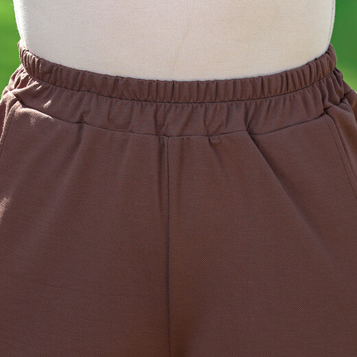 Ziyan Mother y ancianos Mother Sports para mujeres 2025 Summer Nuevo traje de vestimenta de dos piezas de dos piezas para mujeres de mediana edad de 50 años para mujeres 831 Brown 3xl (recomendado 115-130Jin [Jin equivale a 0.5 kg])
