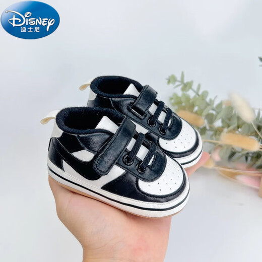 Disney 25 Frühlings- und Herbst neues Baby weicher Sohle nicht rutschernde atmungsaktive Kleinkindschuhe 0-1-Jährige Männer und Frauen Neugeborene Schuhe kleine weiße Schuhe weiß 11 innere Länge (0-6 Monate empfohlen)