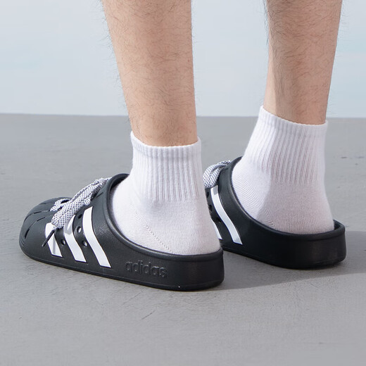 阿迪达斯（adidas）拖鞋男鞋女鞋 夏季新款ADILETTE CLOG时尚潮流百搭运动休闲鞋 JH9848 36.5  (225MM)