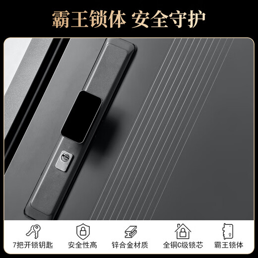 欧派（OUPAI）防撬全尺寸防盗家用安全门加高门头入户门大门大门不锈钢门入户门包安装门锁防盗门 1050*2150 一握开智能锁【包邮包安装】