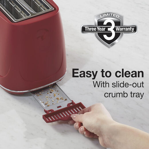 PROCTOR SILEX 7-stage toaster with automatic shut-off and removable crumb tray