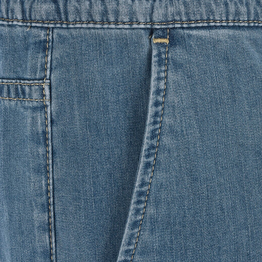 Ermenegildo Zegna/Männer lässig Tether Stretch Cotton Denim Shorts VS795Z538 Blau 46