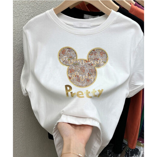 
Ziweiqi 2025 winter new style front shoulder grinding large size women's cotton short-sleeved T-shirt for women's slimming belly top base shirt grinding T50-Raspberry Red-3937 S suitable for 80-100Jin [Jin equals 0.5 kg]