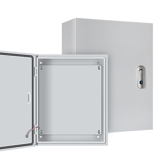 GCDQCN foundation box distribution box meter box power box outdoor waterproof household surface-mounted strong current control box 300.400.200 light white in stock