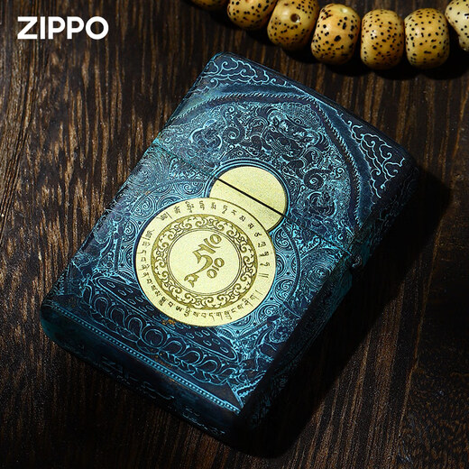 ZIPPO打火机正版复古白度母收藏级送男友送长辈定制原装防风 做旧白度母-单机 DY9902DK