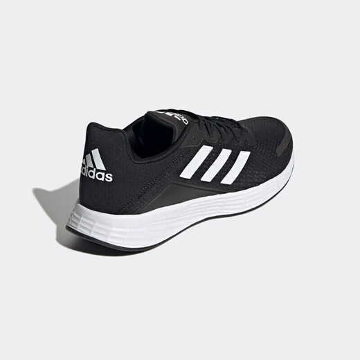 Adidas men's shoes for spring breathable cushioning light and comfortable black samurai walk training fitness sports shoes student running shoes JQ9716/black and white 44.5