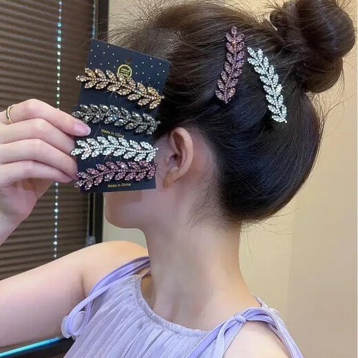 Capacitación de cabello para orejas de trigo Blips Clip Cabeza femenina Central de cabello roto
