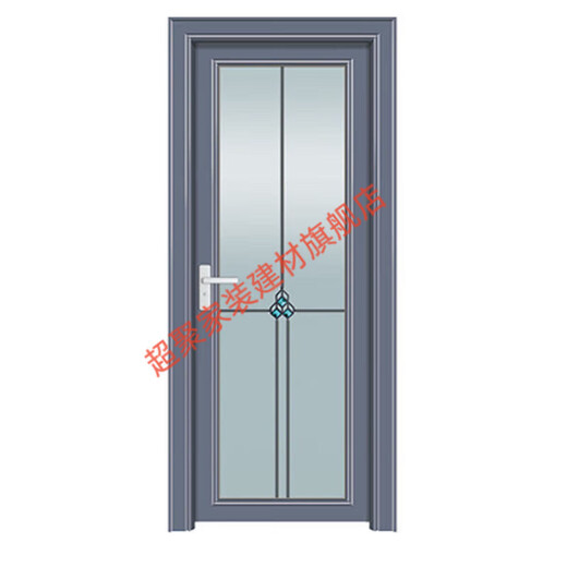 Meikejie toilet door glass door titanium magnesium aluminum alloy bathroom door double tempered glass toilet kitchen bathroom bathroom door main picture size ()