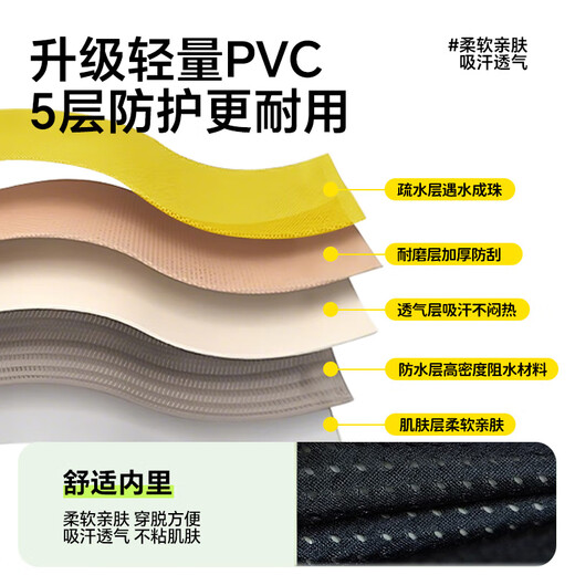 Mengduofu waders for women, waders for adults, wading suits for adults, lower body wading suits, full-body waterproof jumpsuits, lemon yellow parent-child style, 100 silk three-piece set, size 37, 3D slim fit, Jingcang straight hair