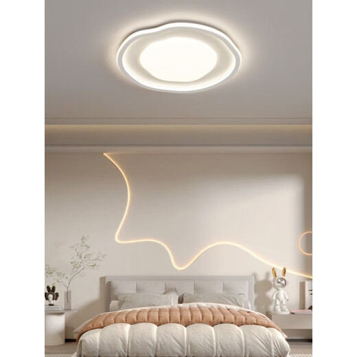 WRIGLEY CROMY SCHLAFZIMMER LICHT Voller Spektrum Augenschutz Deckenleuchte Nordisches Hauptschlafzimmer Kinderzimmerbeleuchtung moderne einfache 1W Vollspektrum RA9737cm/Drei Farbsegmentierung/