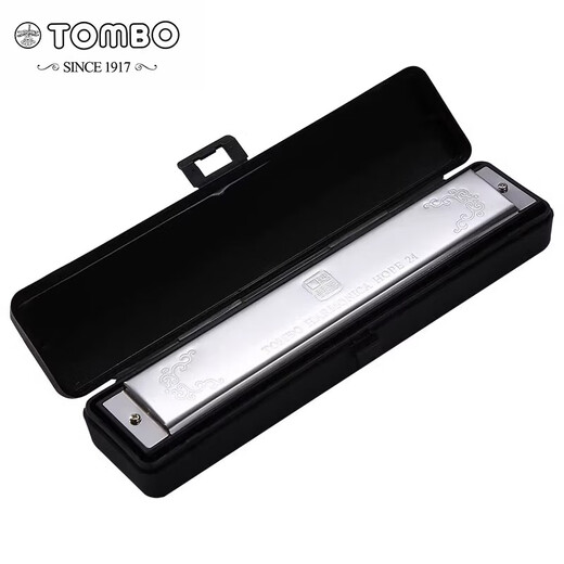 TOMBO Tongbao 6624P pure tone harmonica for adult senior beginners 24-hole polyphonic harmonica C tune professional performance level #C(bD) tune