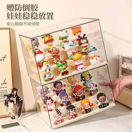 Hakkai Bird blind box Bubble Mart display box labubu figure display cabinet acrylic storage rack Lego ladder storage rack