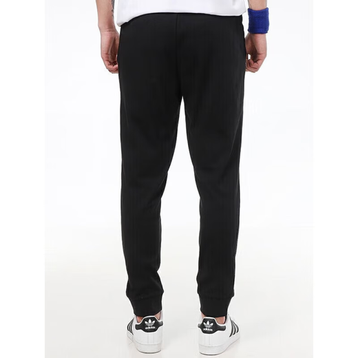 阿迪达斯 （adidas）男裤夏季新款小脚裤子运动裤针织收口休闲跑步长裤GK9226 GK9226/黑色/商家力荐 S /175/76A