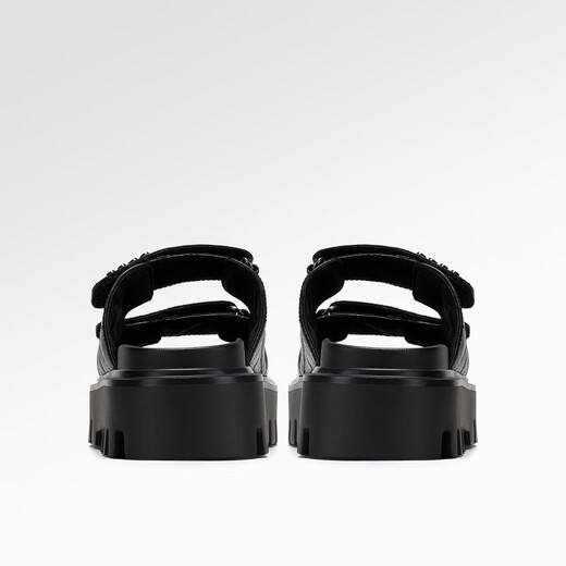 GG-CC [Thorny Island] Sommer kleiner Duftstil Dick-Soled One-Sippers für Frauen halb Slipper für Kleid G25S6628 Black 34