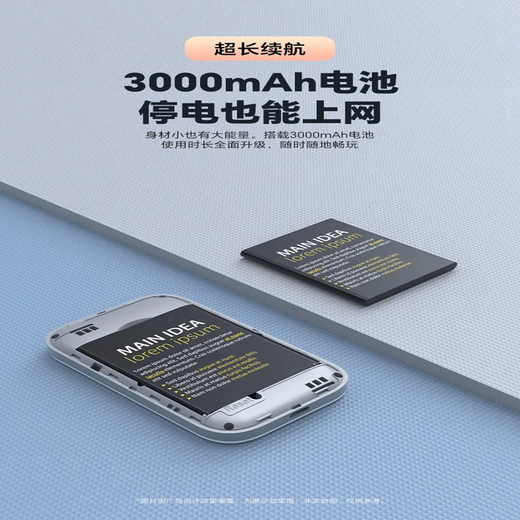 Xiaoxun Inteligente Portátil Inalámbrico WiFi Alquiler Mensual 9.9 Red Móvil 5G Power Bank Tráfico Ilimitado Internet Portátil Universal Wif6 Triple Netcom 2025 Móvil Smart Car Nacional Universal Full Netcom Versión Superior Datos Gratis por Un Año - Doble Banda Doble Núcleo