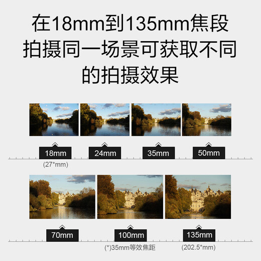 Sony (SONY) APS-C half-frame standard zoom lens E-mount E18-135mmF3.5-5.6OSS (disassembled version) official standard