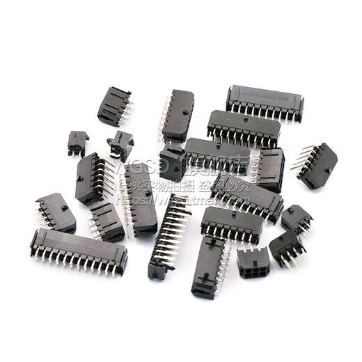 Dafuri 43045 straight/curved pin seat 43025 socket MX3.0mm pitch connector double row 2x2/3/4/5/12p 2x8P 43045 straight pin seat (5 pcs)
