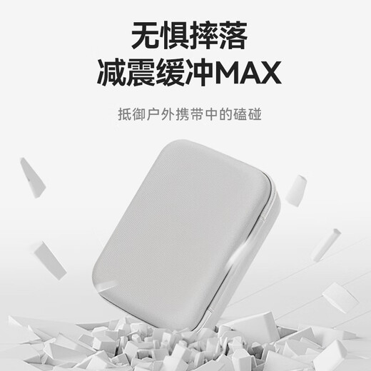 XFJI is suitable for XGIMI Play6 projector storage bag, portable hand-held cross-body backpack, Play6e projector storage box, hard shell protective cover, full set of Vientiane storage accessories, XGIMI Play 6 special projector storage bag - PU gray