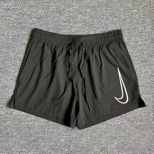 
NBA KIDS-NIKE Sports Summer Men's and Women's Basketball Track and Field Training Shorts Quick Dry Sports Running Four-point Breathable Three-point Nike-NIKE White 983 Shorts [Purple Hook] XL-NIKEXL