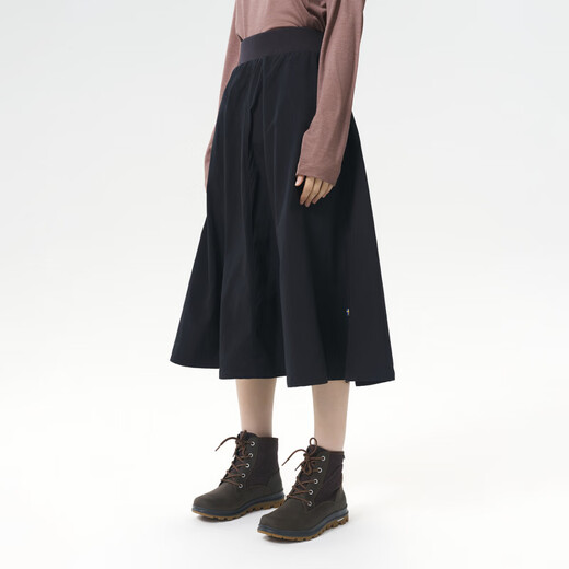 北极狐（FJALLRAVEN）女士半身裙长裙2025春夏城市户外工装裙A字伞裙102512035 555黑色 均码 A36