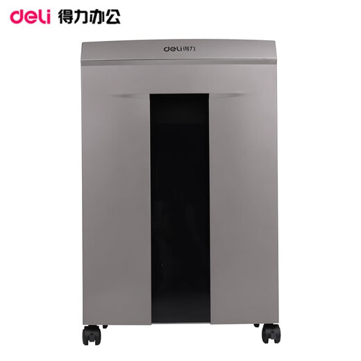 Deli 9905 Papier Shredder Office Speziales Gewerbedokument Crusher Paper Großes Elektromapier Shredder 10 Blätter 60 Minuten Deli 9905 Papier Shredder-Schwarz Grau