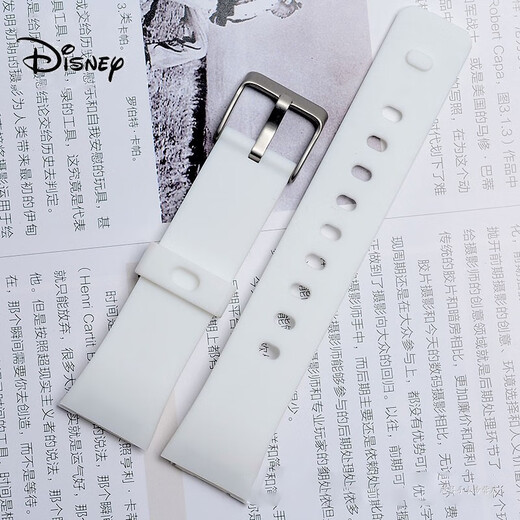初黎迪士尼8558551表带MK-15051推卸款配件15094表15112通用表带 凯蒂猫白色