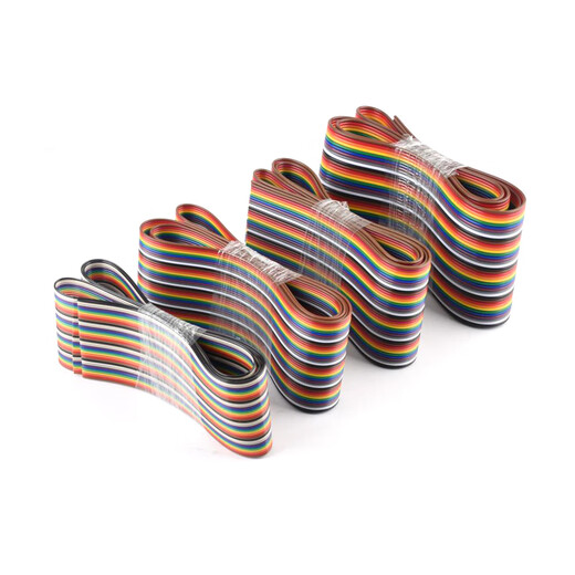 40P rehearsal cable DuPont cable 7 core 12 core 16 core 28 core Color Dupont cable Color cable 1 meter 40P/28 core rehearsal cable (manually cut) 2m