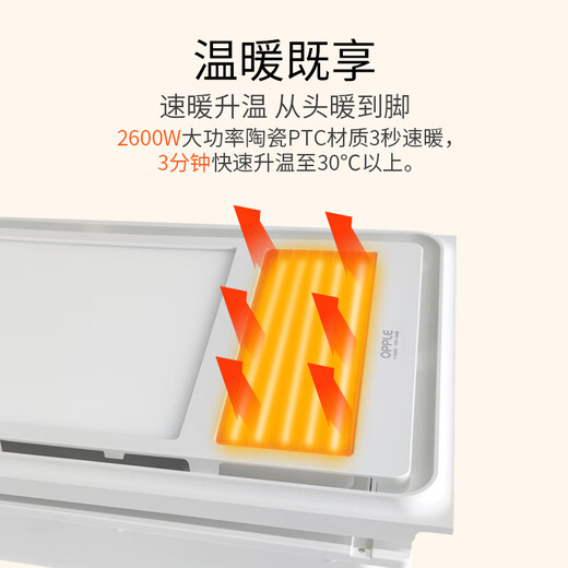 欧普照明（OPPLE）F-E6300 F-C6210 F-E6210 6102遥控浴霸风暖吊顶集成浴霸 欧普JF-C6102