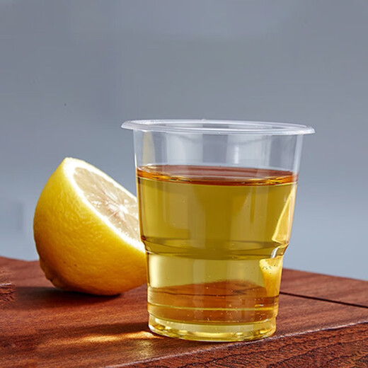 Disposable cup plastic water cup empty cup transparent household thickened leak-proof high temperature resistant soft cup wholesale 180ml 200 pieces
