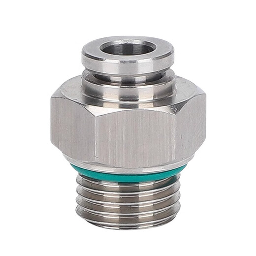304 stainless steel PC-G threaded pneumatic quick straight connector PL-G trachea quick plug elbow with O-ring PC16-G04
