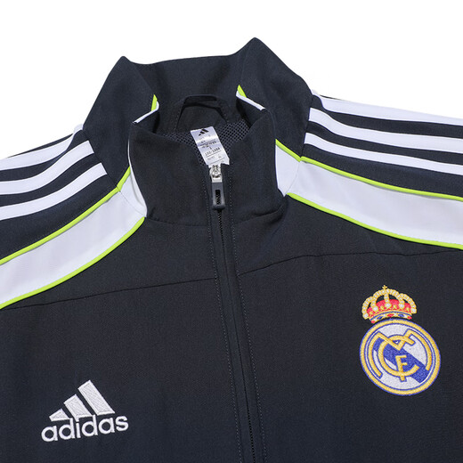adidas阿迪达斯足球外套皇马球衣 99年复刻出场外套梭织运动夹克男 JF2575皇马/99年复刻款 XL