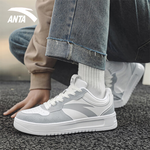 Antarctic shoes men's shoes autumn and winter new style youth classic versatile men's casual sports boys white shoes men's fog gray relaxed - trendy and versatile 42 official authentic - 24 hours fast delivery