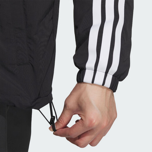 阿迪达斯 （adidas）男子插肩袖运动休闲宽松夹克KC3892 黑色  L 