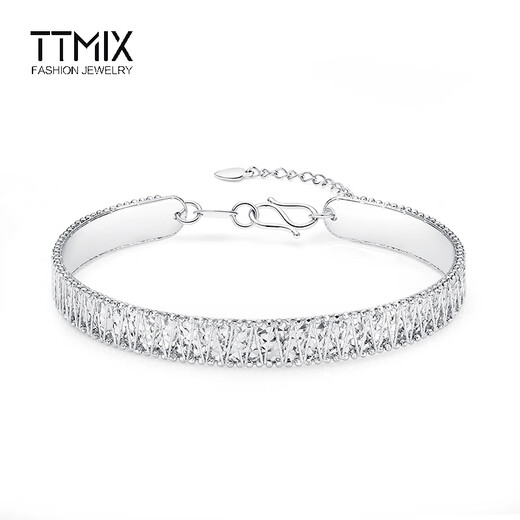 TTMIX platinum bracelet pt950 platinum bracelet platinum bracelet fashionable high-end platinum bracelet for girlfriend 13.5-13.7g