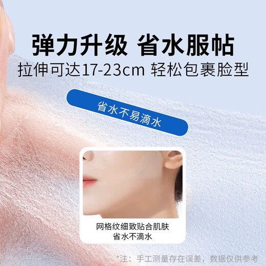 Beautyblend Wet Compress Cotton, stretchable, thin, breathable, water-saving cotton pads for face application, cotton, no opening, 240 pieces/box