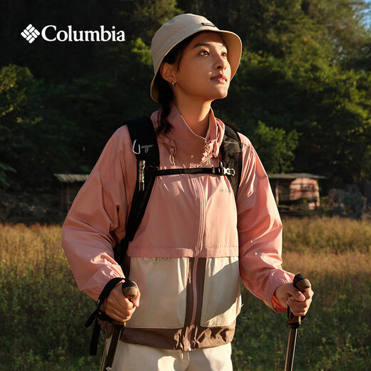 Columbia张婧仪户外装备哥伦比亚25新女穿行UPF50防晒衣拒水皮肤衣WR1872 659 宽松版型 (165/88A) L