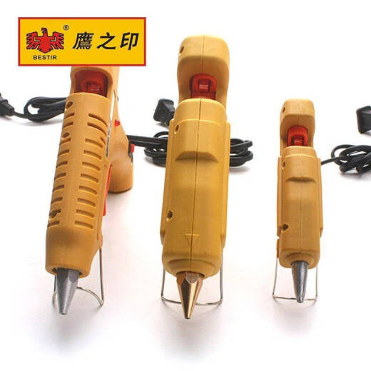 Ni Zhier SELLO CONSEGURADO SELLO HATIR HAYME ELÉCTRICO Pistola de vidrio para el vidrio para la barra de silicona de la barra de silicona Glue Glue Geglue Glue Glue Geglue Geglue 7-1 Pistola de derretimiento caliente de alta temperatura 80W 14223