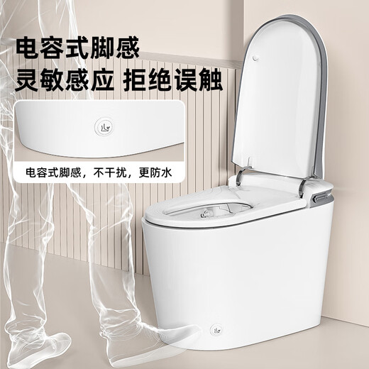 Lu Shang S680 Smart Toilet Haushalt mit Wassertank eingebaute Schaumstoff Wasser Reinigen Schild Spülfutter ohne Wasserdruckrestriktion Toilettenleuchte Intelligente automatische Version [Weiß] Keine Reinigung und Trocknen von 250/300/350/400 Grubenentfernung Bestellung Hinweis Notizen Hinweis Notizen Hinweis Note