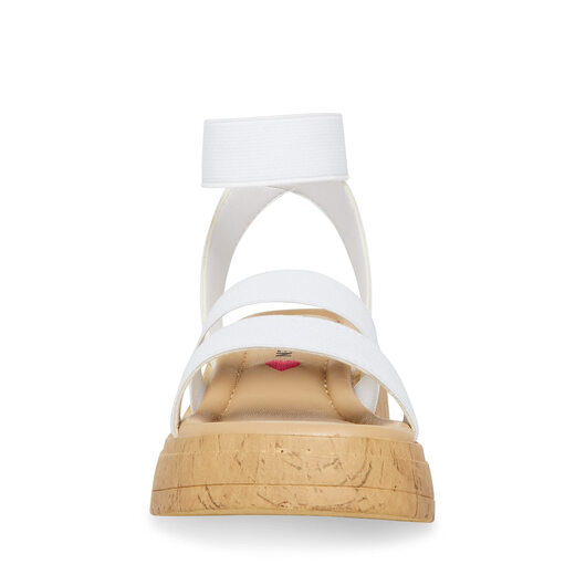 Steve Madden Girls' Shoes Unisex Sammie Sandals, White White 1 Little Kid