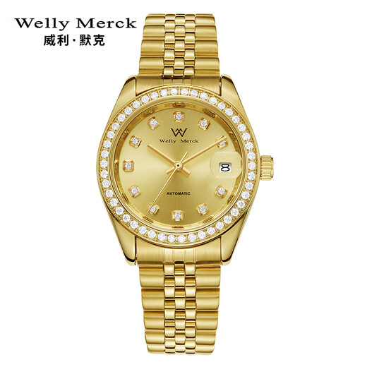 Williemercks elegantes Leben, leuchtender Moment, Glitter -Serie der mechanischen Uhren von Frauen WM11301