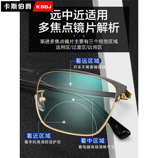 Cyxus importé du Japon à la décoloration et à des lunettes de lecture longues et haute définition pour les lunettes de lecture des hommes et des femmes marque le cadre haut de gamme 20225 en noir [changement de couleur + lumière anti-bleue progressive 350 degrés]