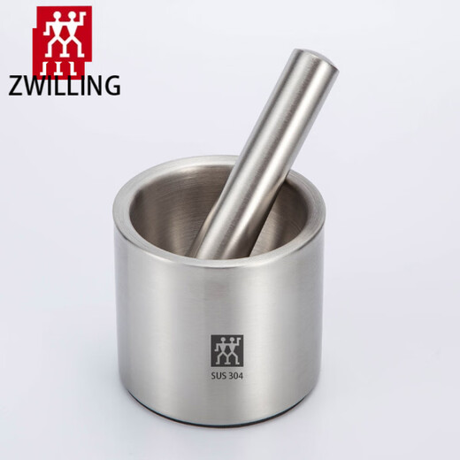 Zwilling German household 316 stainless steel solid garlic mortar garlic mashing bowl garlic mashing cup manual garlic press household tools 304 stainless steel mashing bowl