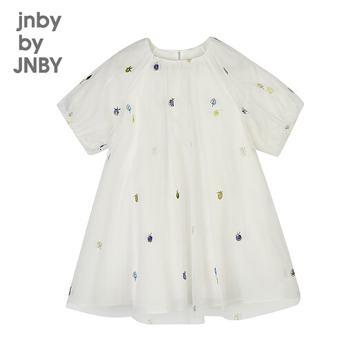 jnby by JNBY新款江南布衣童装oversizeA型短袖连衣裙25夏女童1P4G12240 031/深灰 图案随机 130 cm