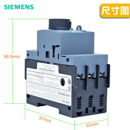 Original genuine Siemens SIEMENS motor circuit breaker motor switch 3RV6011 motor protector replacement 3VU1340 1011 3RV6011-1EA10 2.8-4A 3P without auxiliary contact