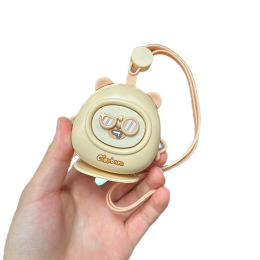 IZW2025 cute Kapibala fan with high appearance and convenient handheld outdoor mini USB charging small fan 9221K See details