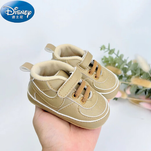 Disney 25 Frühlings- und Herbst neues Baby weicher Sohle nicht rutschernde atmungsaktive Kleinkindschuhe 0-1-Jährige Männer und Frauen Neugeborene Schuhe kleine weiße Schuhe weiß 11 innere Länge (0-6 Monate empfohlen)