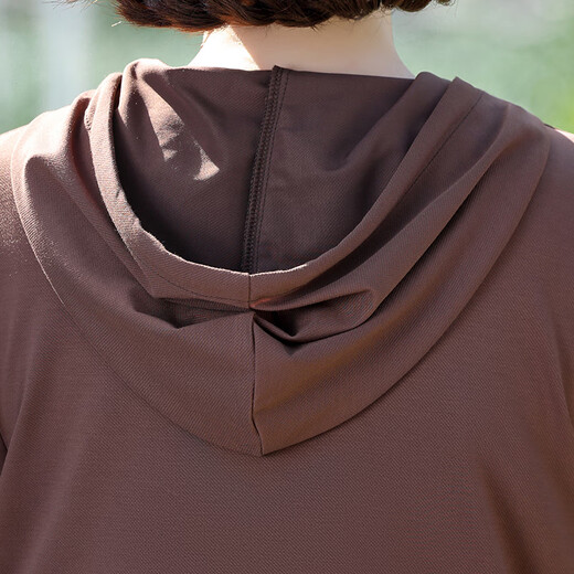 Ziyan Mother y ancianos Mother Sports para mujeres 2025 Summer Nuevo traje de vestimenta de dos piezas de dos piezas para mujeres de mediana edad de 50 años para mujeres 831 Brown 3xl (recomendado 115-130Jin [Jin equivale a 0.5 kg])