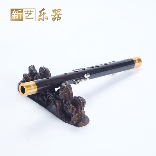 新艺（xinyi）加键管子乐器催泪管单管筚篥成人演奏可吹正音4低音3加键 乌木 加键降B调